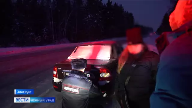 Пьяную женщину за рулем без прав задержали в Челябинской области