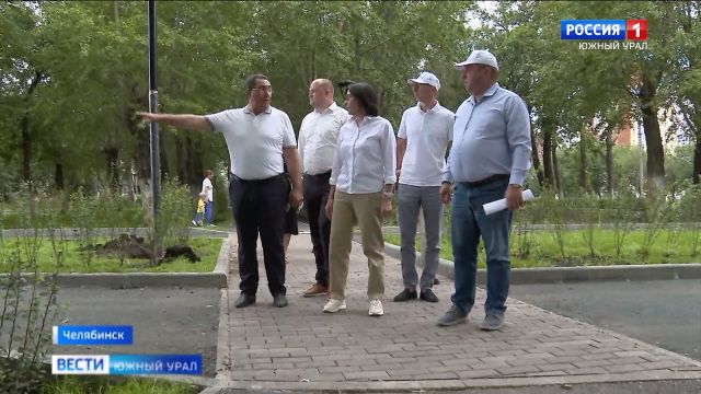 На месте пустыря в Челябинске заканчивают обустраивать новый скве