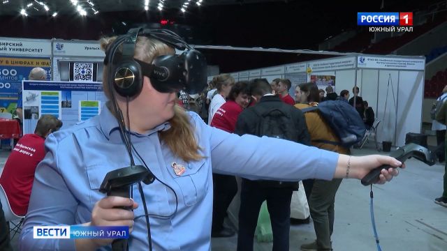 Виртуальная реальность: детей в Челябинске знакомят с профессиями
